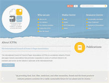 Tablet Screenshot of icfpa.org